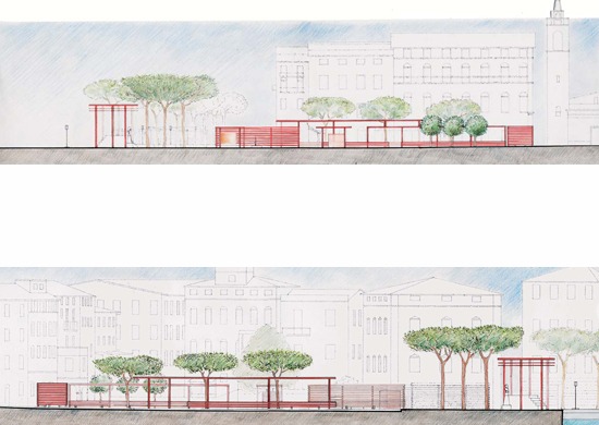 piazza garibaldi, revitalization, lerici, competition