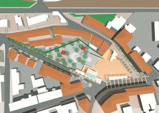piazza tavernuzze, revitalization, impruneta
