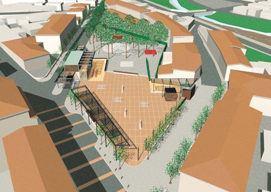 piazza tavernuzze, revitalization, impruneta