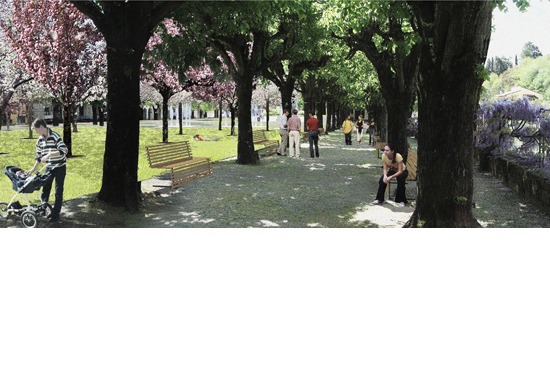 urban redesign, barberino di mugello, competition, public space